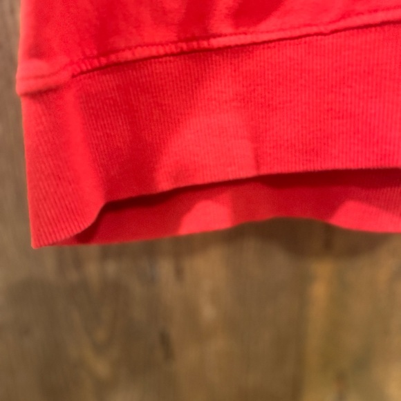 Anthropologie T.la Red Pullover Hoodie Small - Picture 4 of 5